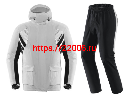 Дождевик SCOYCO RC09 серый с черным, р-р XL Дождевик SCOYCO RC09 серый с черным, р-р XL