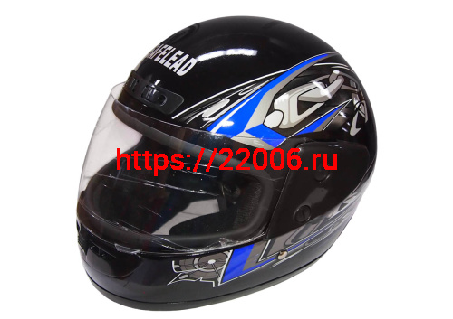 Шлем интеграл "Safelead" HF-101 NEW черный (Q19B)(Q29) размер M