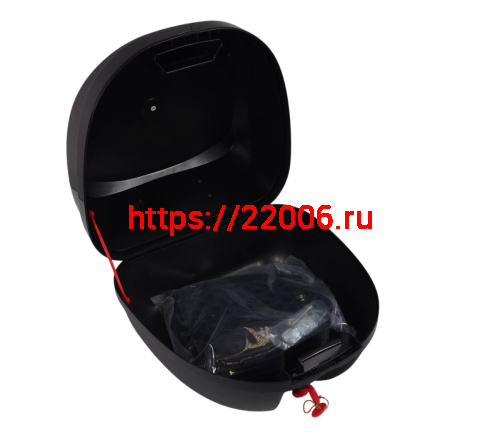 Кофр задний пластик JX  C-10, 30 л., черный фото 3