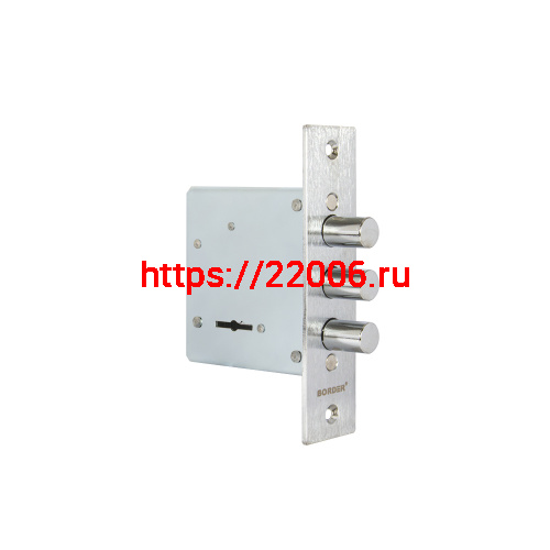 Замок Border (Бордер) врезной сувальдный D 8-8 т хром (аналог Blockido) /70927/ Замок Border (Бордер) врезной сувальдный D 8-8 т хром (аналог Blockido) /70927/