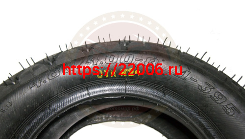 Покрышка  ПетроШина  8" Л-395, 4.80/4.00-8 с камерой,Тачка садовая фото 3