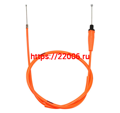 Трос газа тюнинг YMX-1, 12.9/93.5 см, питбайк, зеленый, оранжевый