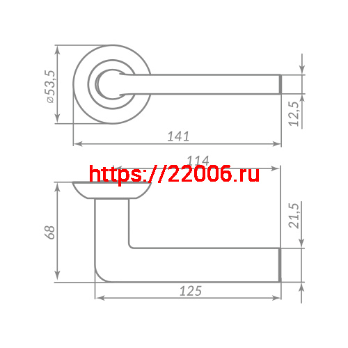 Ручка Punto (Пунто) раздельная R.TL54.NEXT 140mm BL-24 черный фото 2 Ручка Punto (Пунто) раздельная R.TL54.NEXT 140mm BL-24 черный фото 2