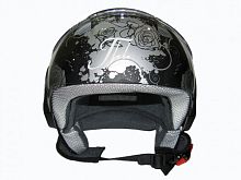 Мотошлем THH T-9 №3 matte black/silver (XS)