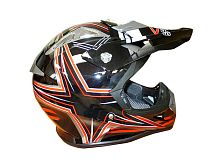 Мотошлем SAFEBET HF-116 (cross) black Q158-R (S)