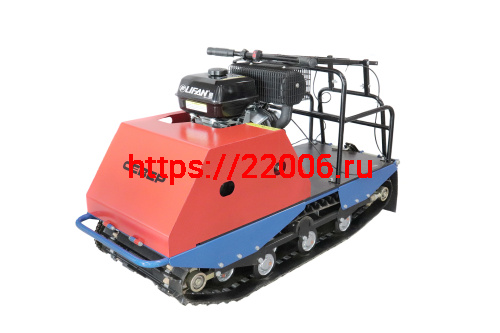 Мотобуксировщик 17 л.с. Север-Э (3 тел.) дв.Lifan эл./зап., вариатор "Сафари", катковая подв., комплектация без аккумулятора