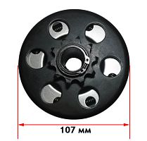 Сцепление  автоматическое, на вал 20 мм, цепь 420, звезда 10 зубов