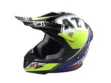 Мотошлем YM-915 черный/star (XS)