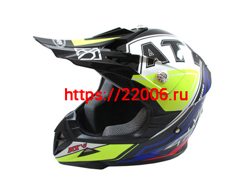 Мотошлем YM-915 черный/star (XS)