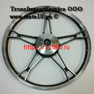 Обод 17" передний литой, барабан. тормоз 1,2-17 Альфа, FLASH (стандарт черный) (НАБОР) Обод 17" передний литой, барабан. тормоз 1,2-17 Альфа, FLASH (стандарт черный) (НАБОР)