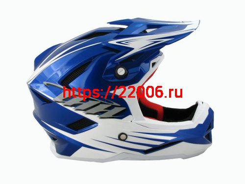 Мотошлем THH T-42 №2 blue/white (M)