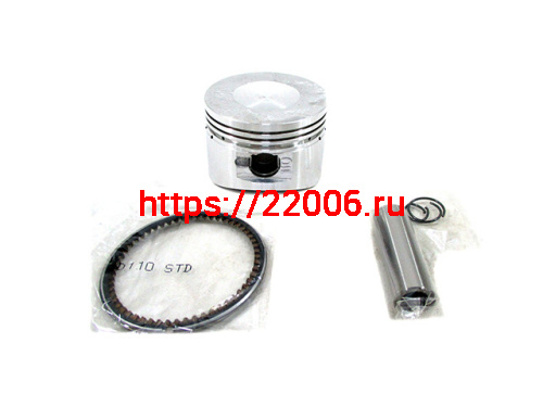 Поршень в сборе  двигателя 152FMI TTR125 52.4 мм p-13