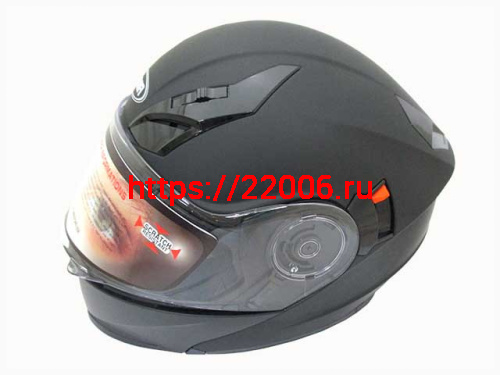 Мотошлем YM-927 черный матовый (L)