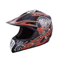 Мотошлем YM-910 черный (M)