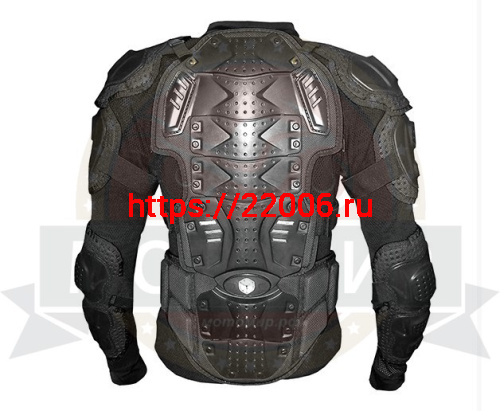 Защита тела мото SCOYCO AM02-2 - "черепаха", черная, р-р  XL фото 2
