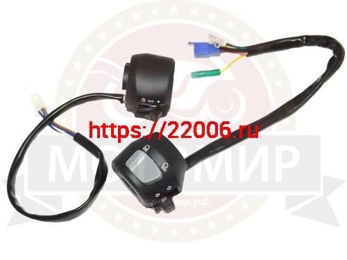 Переключатель YBR125, левый+правый с проводкой фото 2