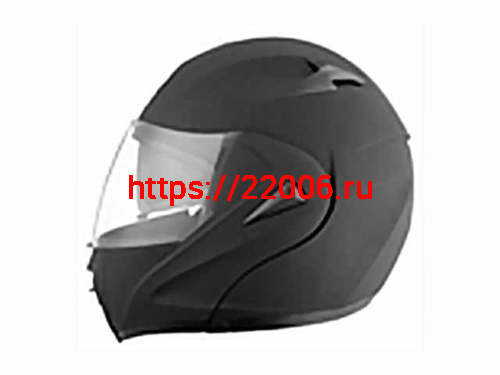Мотошлем VIRTUE MD-808 трансформер с визором черный матовый (S) Мотошлем VIRTUE MD-808 трансформер с визором черный матовый (S)