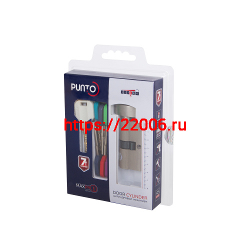 Цилиндровый Punto (Пунто) механизм MaxPro7002Knob70mm(30+10+30) SSG сатин.золото 7key с вертушкой фото 2