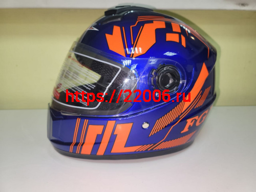Мотошлем FGN-806-1 закрытый синий (без размера) Мотошлем FGN-806-1 закрытый синий (без размера)