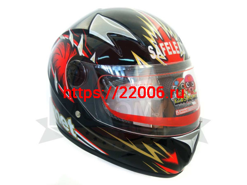 Шлем интеграл "Safelead" HF-909 Детский, рисунок E07, размер L (16 шт. в уп.) фото 3