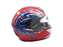 Мотошлем YM-802 красный (L)