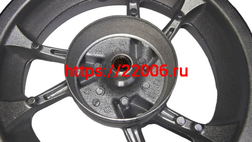 Обод задний литой,  диск. тормоз скутер QUANTUM (051) фото 3