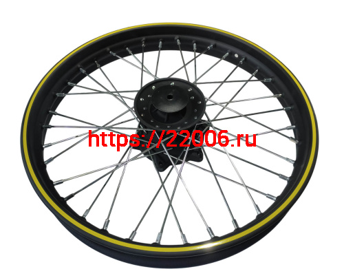 Обод 19" передний спицы, диск. тормоз CORSAR 250 в сборе (32) фото 3 Обод 19" передний спицы, диск. тормоз CORSAR 250 в сборе (32) фото 3