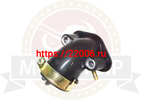 Патрубок карбюратора GY6-50/60/80 (коллектор впускной) резин. Патрубок карбюратора GY6-50/60/80 (коллектор впускной) резин.