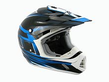 Мотошлем THH TX-12 №17 black/blue (M)