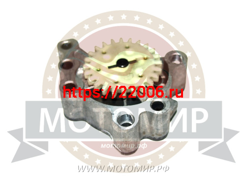 Насос масляный КАYO YX140/160, 1P60FMJ в сборе с шестерней толстый (E13-1) (НАБОР) фото 2