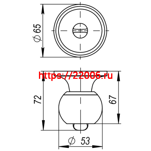 Ручка Ajax (Аякс) защелка DK682 BL-ET (6082 BL-E) (кл./фик.) черный фото 4