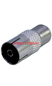 ТВ(PAL) Гнездо-F гнездо ТВ(PAL) Гнездо-F гнездо