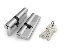 Цилиндровый Fuaro (Фуаро) механизм 100 CA 90 mm (35+10+45) CP хром 3 кл.