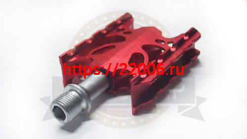 Педали Вело алюминий, красные HX-V29 фото 2 Педали Вело алюминий, красные HX-V29 фото 2