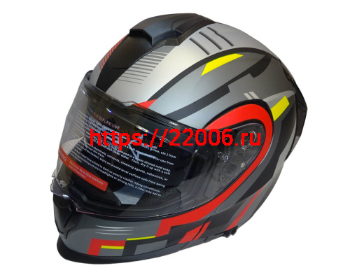 Шлем модуляр FALCON FL918, размер S, с очками, (уп. 6 шт.)