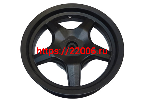 Обод 12" задний литой, барабан. тормоз WIZARD (5-ти лучевой) (НАБОР) фото 2 Обод 12" задний литой, барабан. тормоз WIZARD (5-ти лучевой) (НАБОР) фото 2