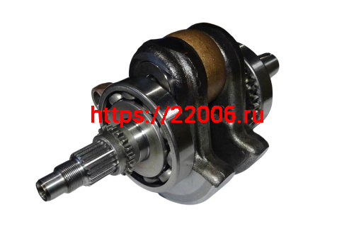 Коленвал 185YMQ (+ 2 подшипника) () фото 3